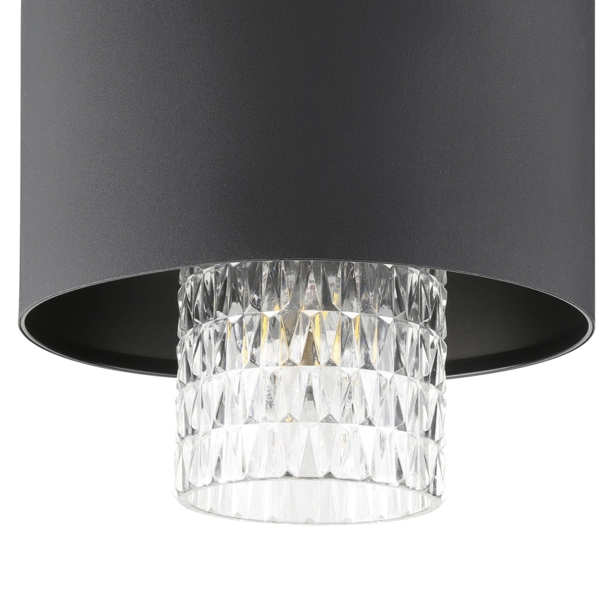 Eglo - Пендел 3xE27/40W/230V черен