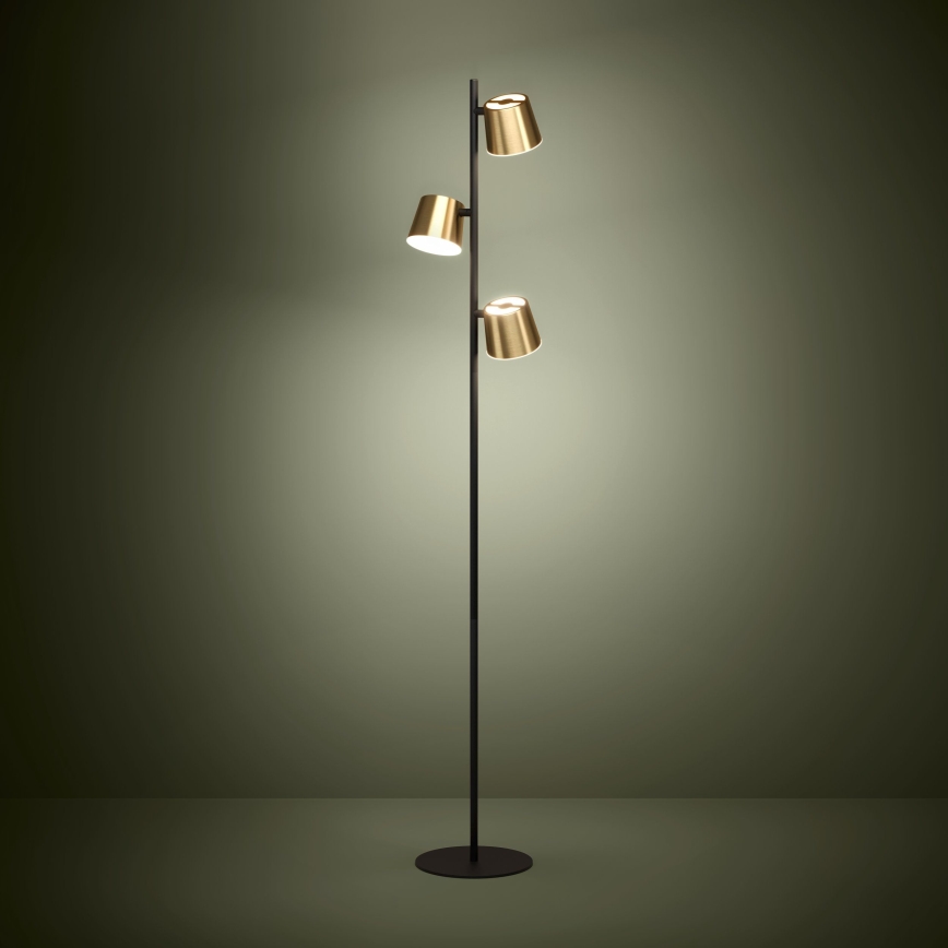 Eglo - LED Лампион 3xGU10/4,6W/230V 3000K златист