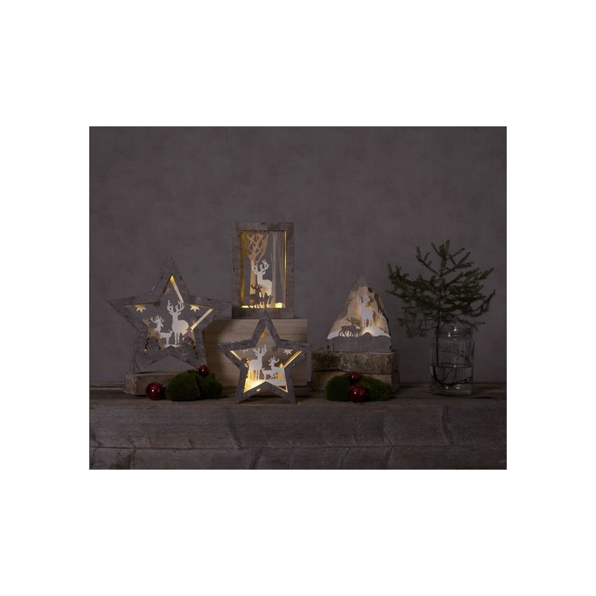 Eglo - LED Коледна декорация 10xLED/0,03W/2xAAA