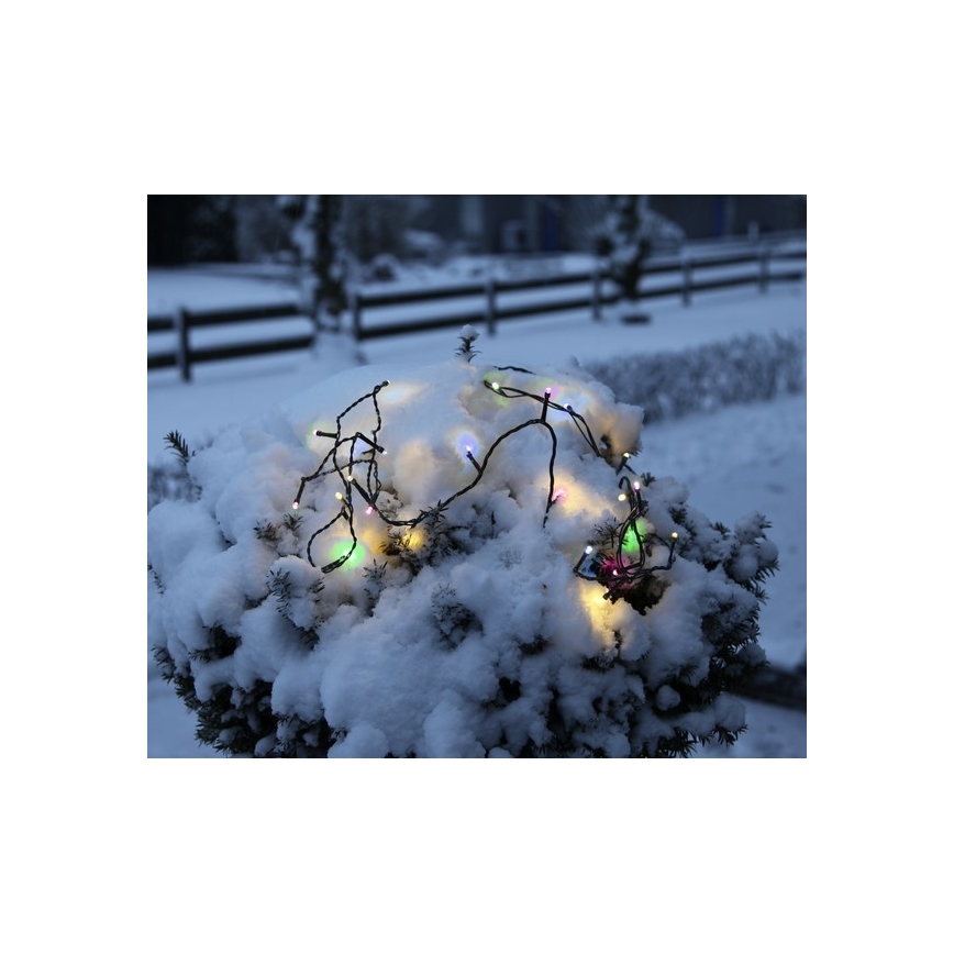 Eglo - LED външна гирлянда 160 светодиода 26 m IP44 многоцветна