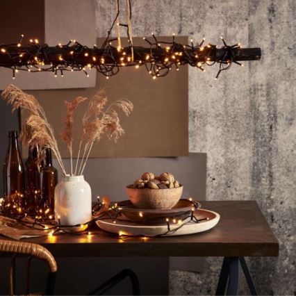 Eglo - Външна LED гирлянда 800xLED 21m IP44 топла бяла