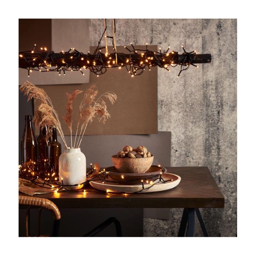 Eglo - Външна LED гирлянда 800xLED 21m IP44 топла бяла