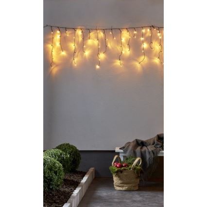 Eglo - LED Екстериорни Коледни лампички 240xLED 5,9м топло бели IP44