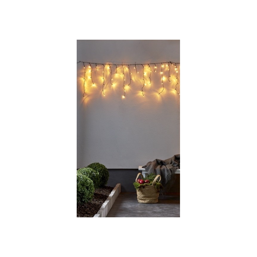 Eglo - LED Екстериорни Коледни лампички 240xLED 5,9м топло бели IP44