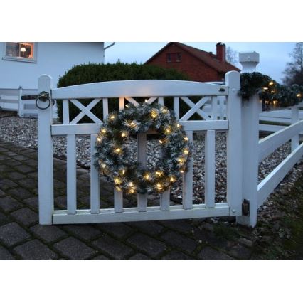 Eglo - LED Екстериорен Коледен венец 30xLED/0,064W/3/230V IP44
