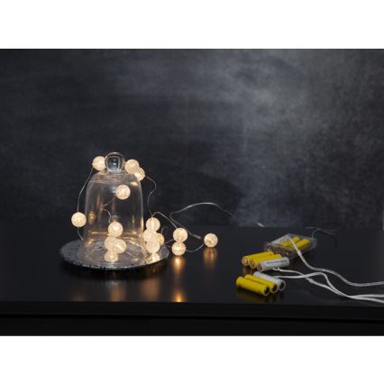 Eglo - LED Коледни лампички 15xLED/3xAA 1,4m