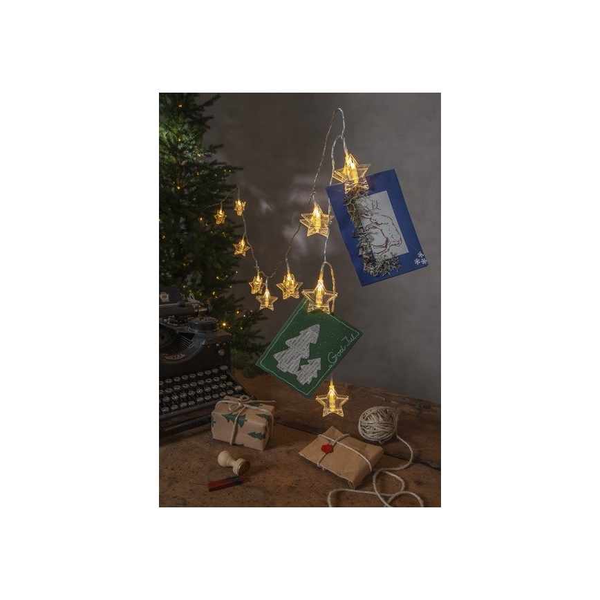 Eglo - LED Коледни лампички 10xLED 2,1м топло бели