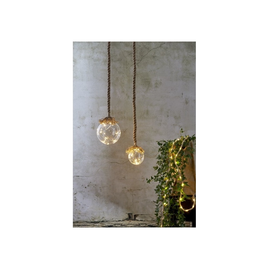Eglo - LED Коледна декорация 15xLED/0,06W/3xAA