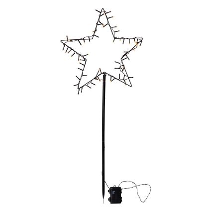 Eglo - LED Екстериорна Коледна декорация LED/4xAA IP44 звезда
