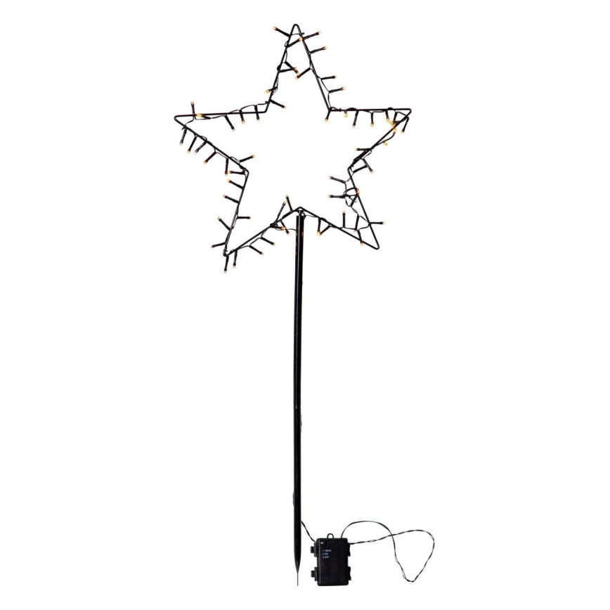 Eglo - LED Екстериорна Коледна декорация LED/4xAA IP44 звезда