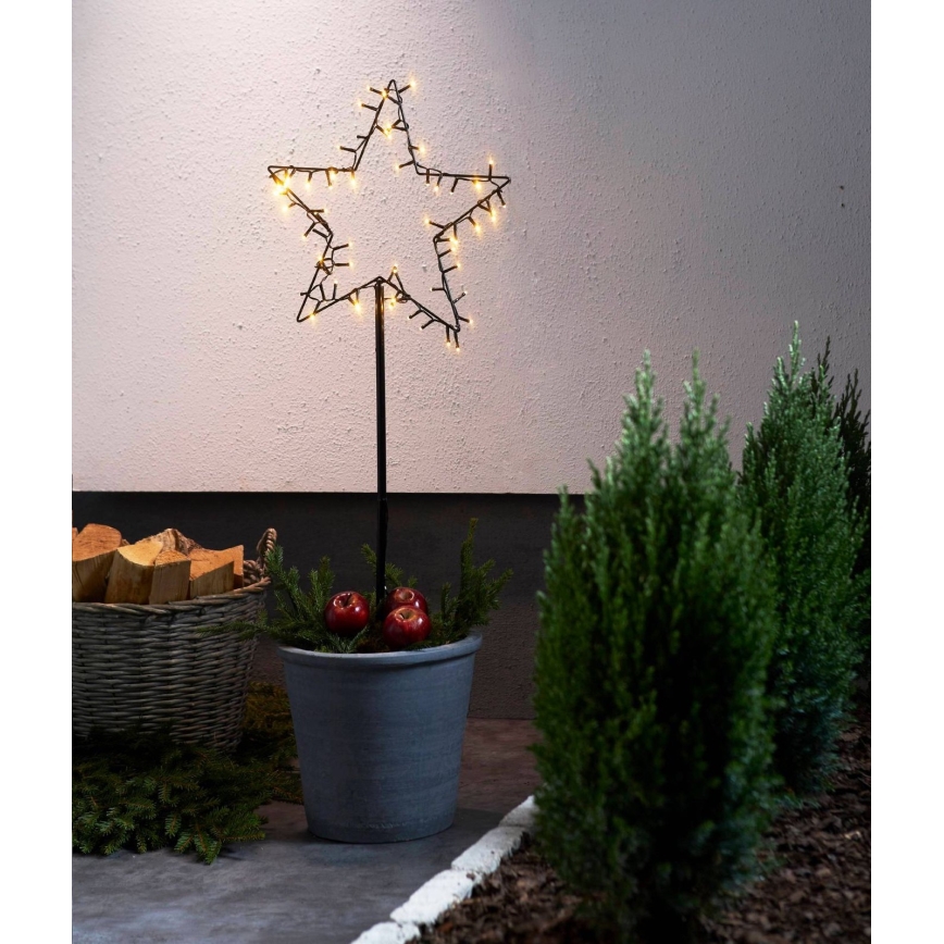 Eglo - LED Екстериорна Коледна декорация LED/4xAA IP44 звезда