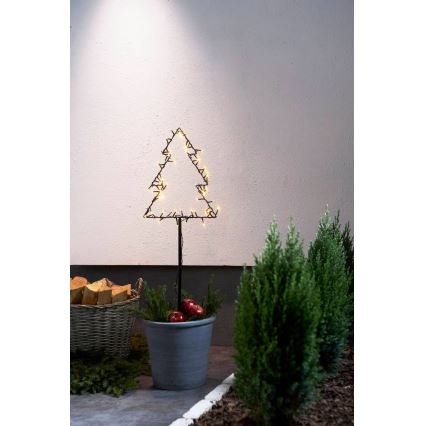 Eglo - LED Екстериорна Коледна декорация LED/4xAA IP44 дърво