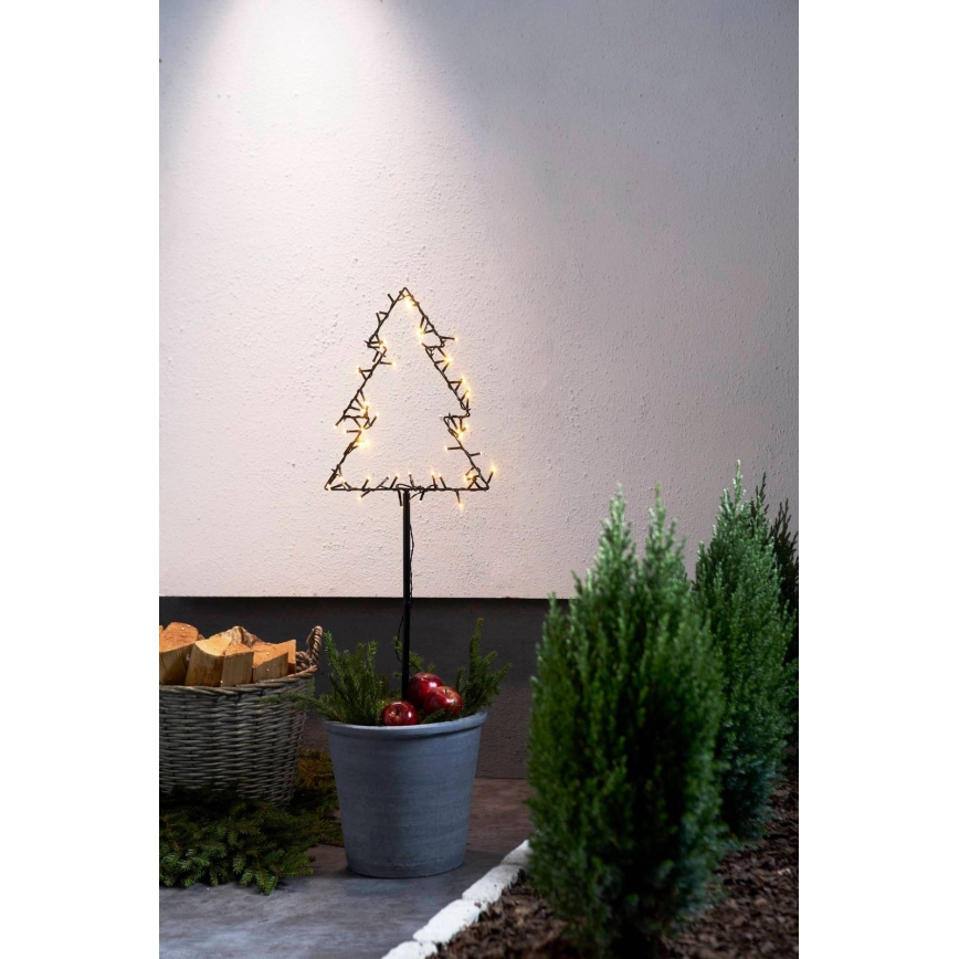 Eglo - LED Екстериорна Коледна декорация LED/4xAA IP44 дърво