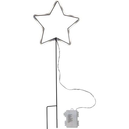 Eglo 411177 - LED външна коледна декорация NEONSTAR 72xLED/3xAA IP44