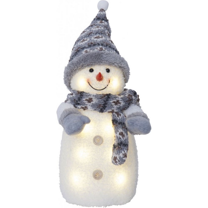 Eglo - LED Коледна декорация 8xLED/0,06W/3xAA сива