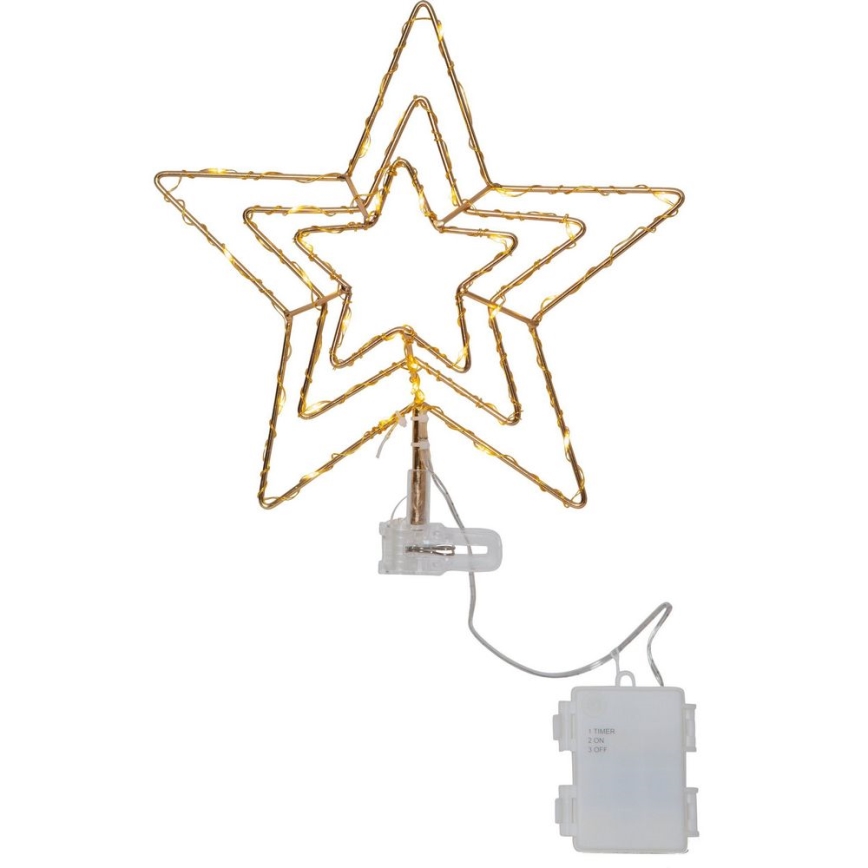 Eglo - LED Екстериорна Коледна декорация 30xLED/0,06W/3xAA IP44