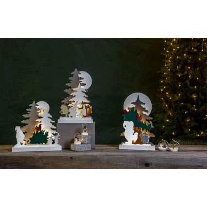 Eglo - LED Коледна декорация 10xLED/0,03W/2xAA