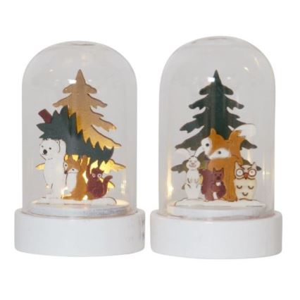 Eglo - Комплект 2x LED коледна украса LED/0,03W/1xCR2032
