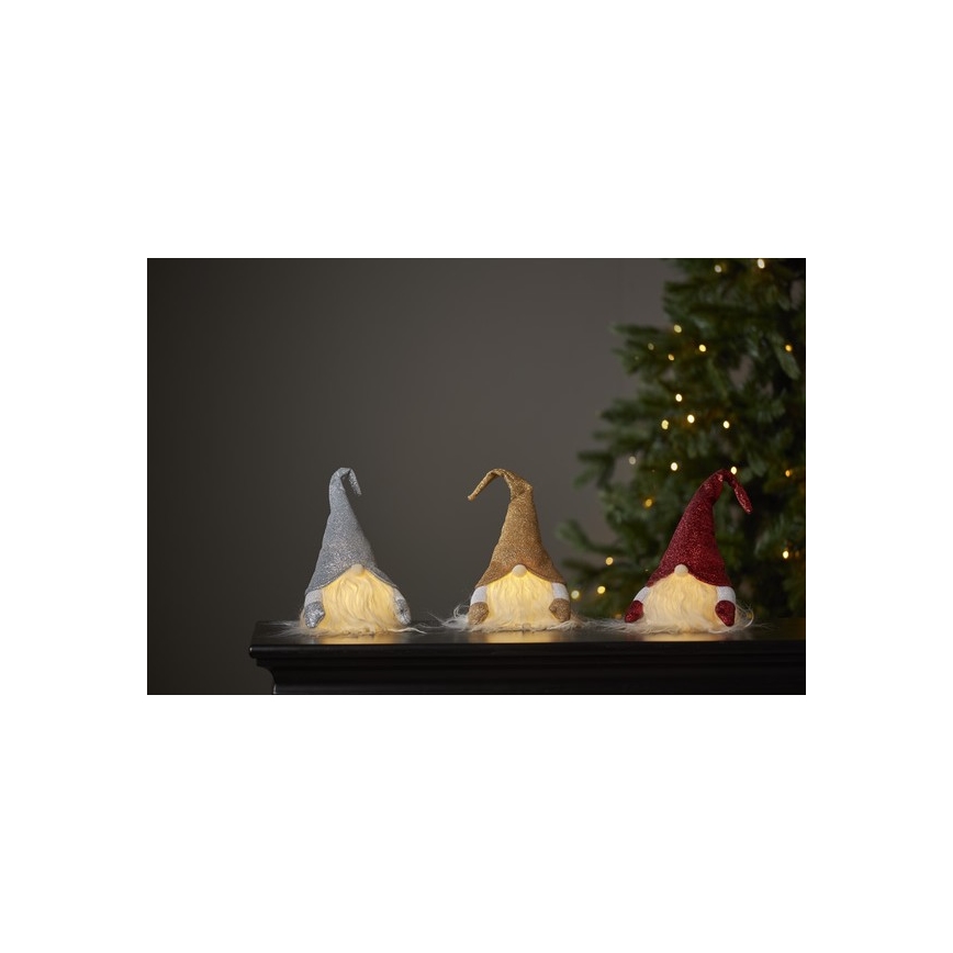 Eglo - LED коледна декорация LED/0,06W/3xAG13 златна