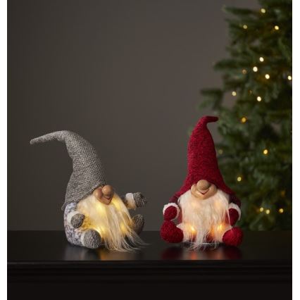 Eglo - LED Коледна декорация 4xLED/0,06W/3xAA червена