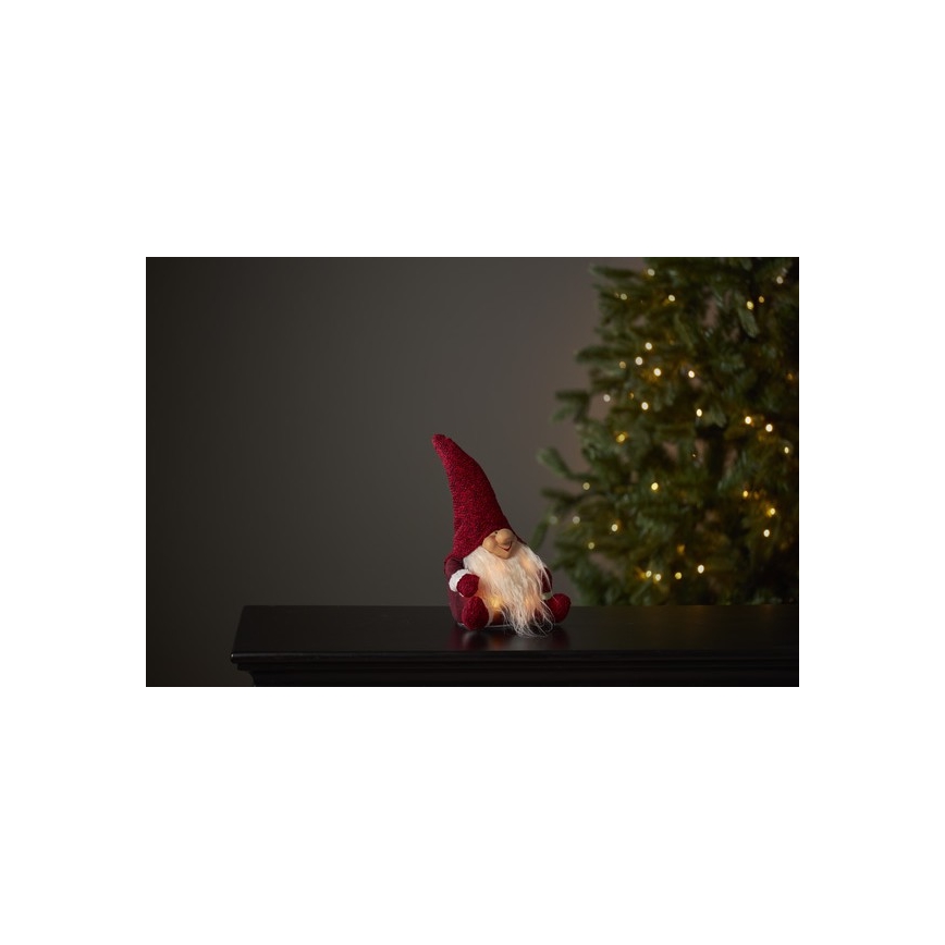 Eglo - LED Коледна декорация 4xLED/0,06W/3xAA червена