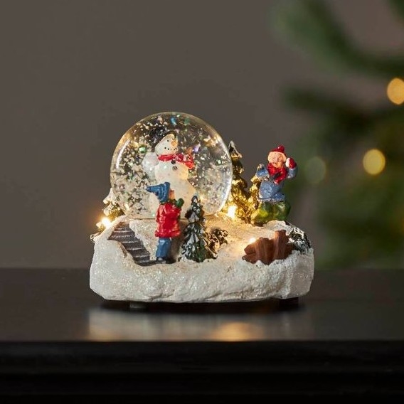 Eglo 411482 - LED Коледна декорация WINTERVILLE LED/2xAAA преспапие