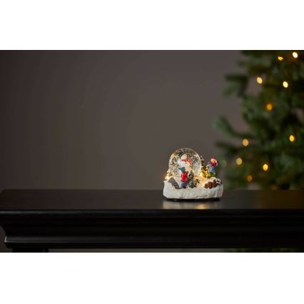 Eglo 411482 - LED Коледна декорация WINTERVILLE LED/2xAAA преспапие