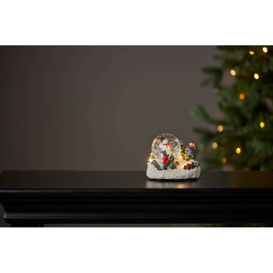 Eglo 411482 - LED Коледна декорация WINTERVILLE LED/2xAAA преспапие