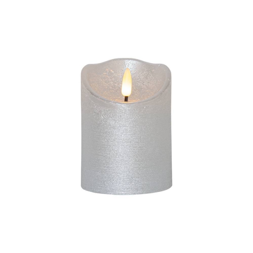 Eglo 411502 - LED Свещ FLAMME RUSTIC LED/2xAA сребрист