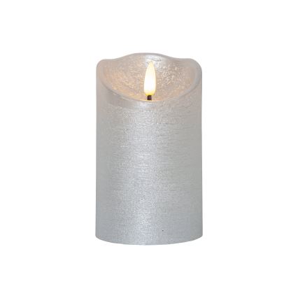 Eglo 411503 - LED свещ FLAMME RUSTIC LED/2xAA сребриста