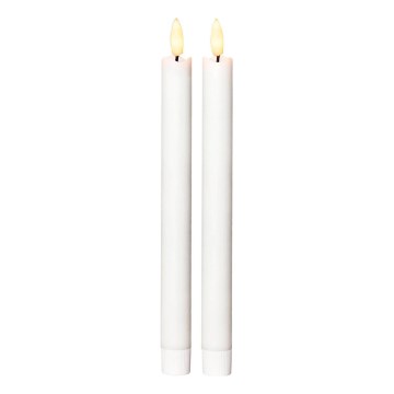 Eglo 411505 - Комплект 2x LED свещи FLAMME LED/1xAAA бели