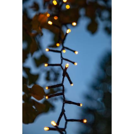 Eglo - LED външна коледна гирлянда 1200xLED, 29 m, IP44, топло бяло