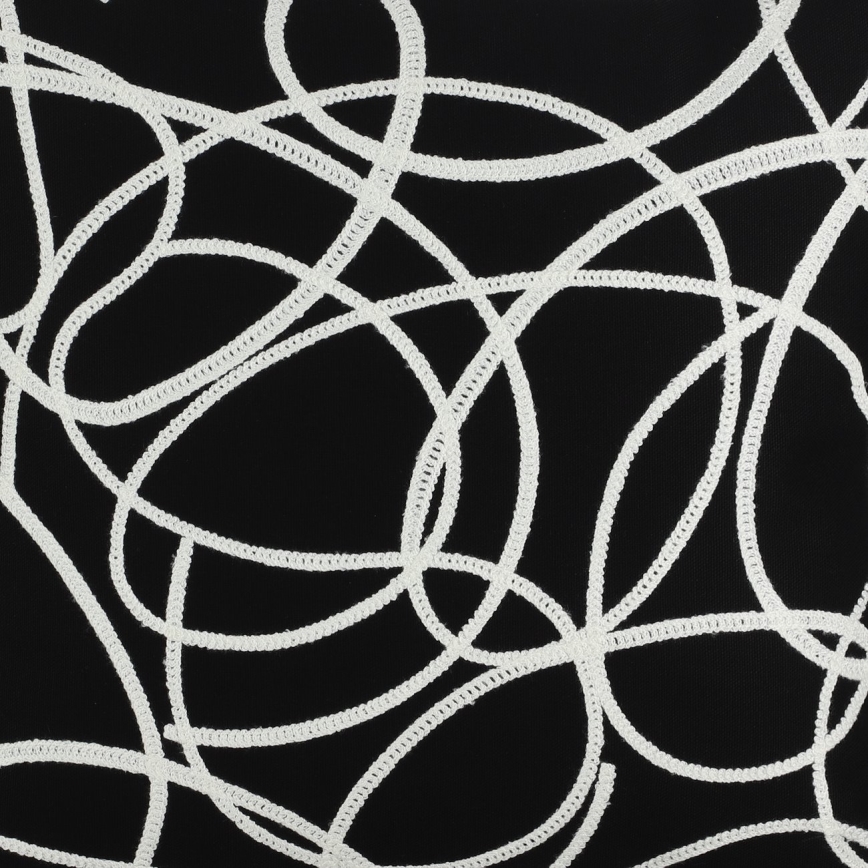 Eglo - Декоративна възглавница 45x45 см черен/бял