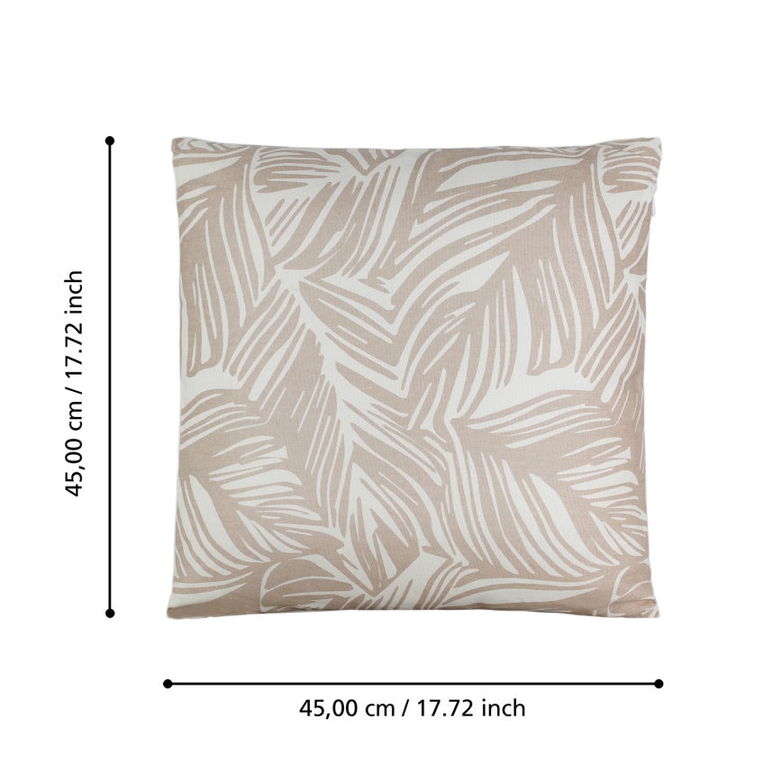 Eglo 420011 - Декоративна възглавница CHEVERY 45 x 45 см бежова
