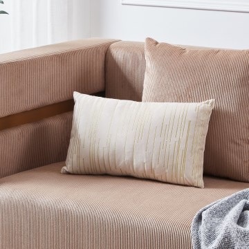 Eglo 420018 - Декоративна възглавница CHEVERY 30x50 cm кремава/златиста