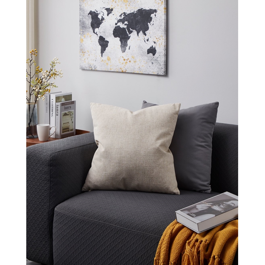 Eglo 420033 - Декоративна възглавница ILES 50x50 см бежова