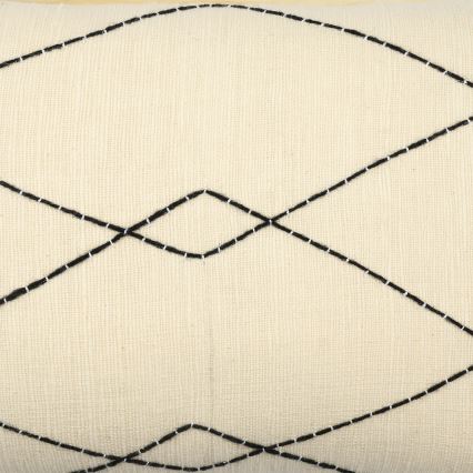 Eglo 420042 - Декоративна възглавница CHEVERY 35x60 cm бежова/черна