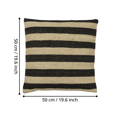 Eglo 420045 - Кафява декоративна възглавница CHEVERY 50x50 cm