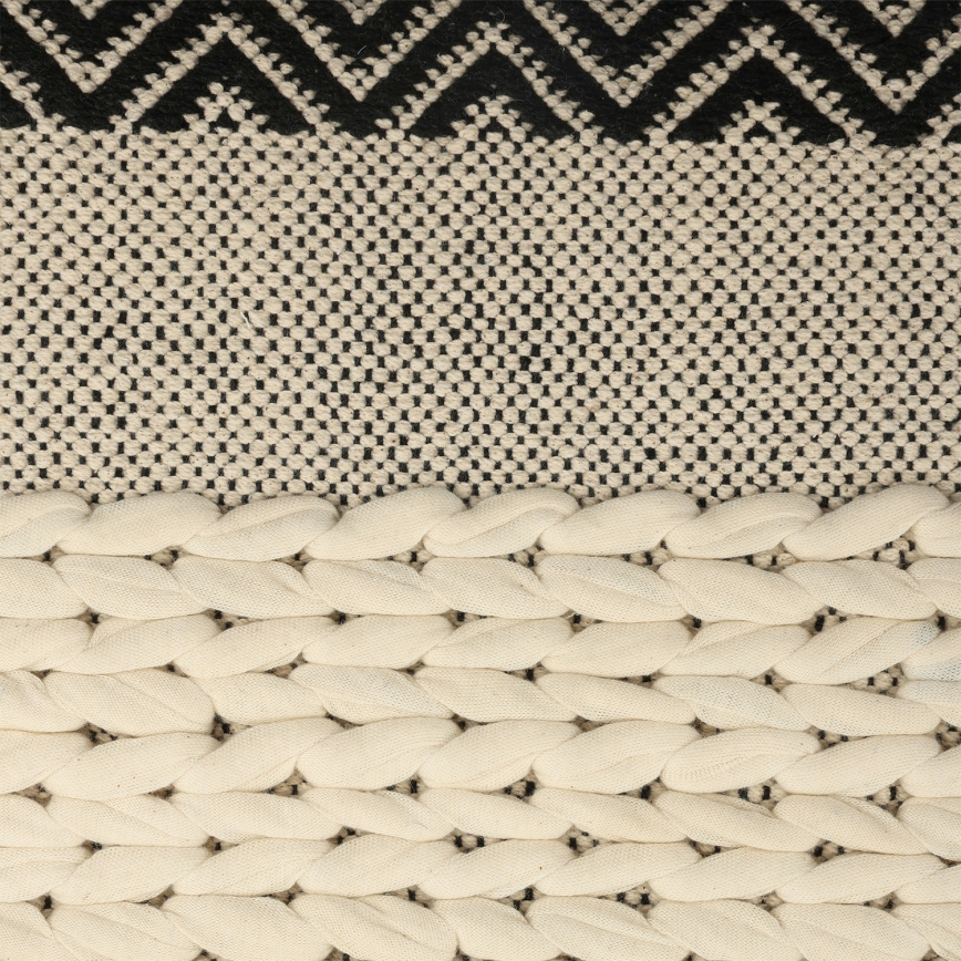 Eglo 420049 - Декоративна възглавница CHEVERY 50x50 см кремаво/черно