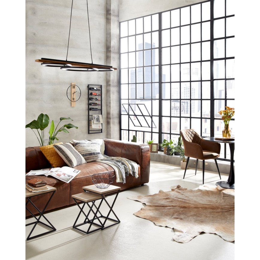 Eglo 420052 - Декоративна възглавница CHEVERY 50x50 cm кремава/черна