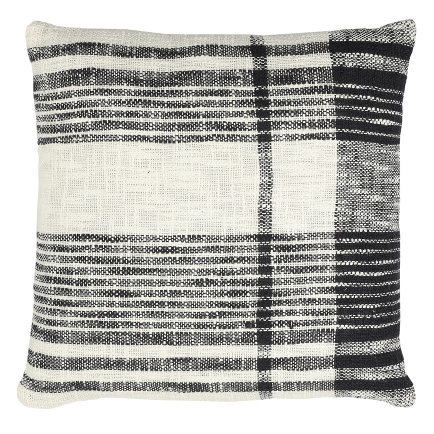 Eglo 420061 - Декоративна възглавница CHEVERY 45x45 см кремава/черна