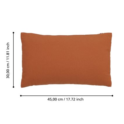 Eglo 420086 - Декоративна възглавница ILES 30x45 см оранжева