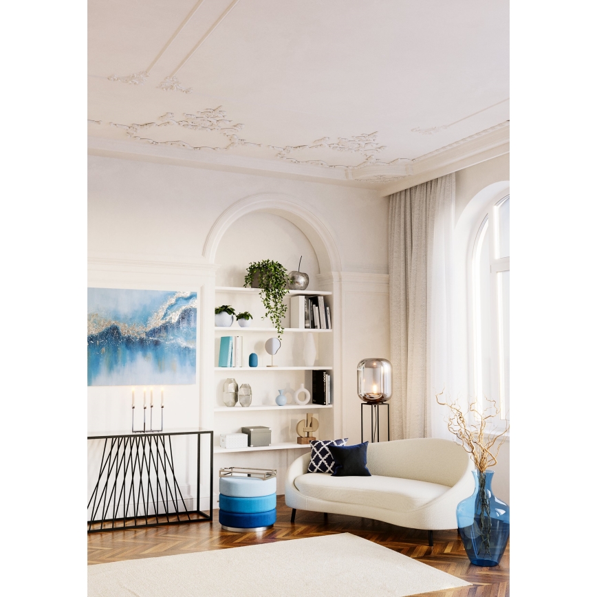 Eglo 420096 - Декоративна възглавница BERHALA 45 x 45 см, синя/бяла