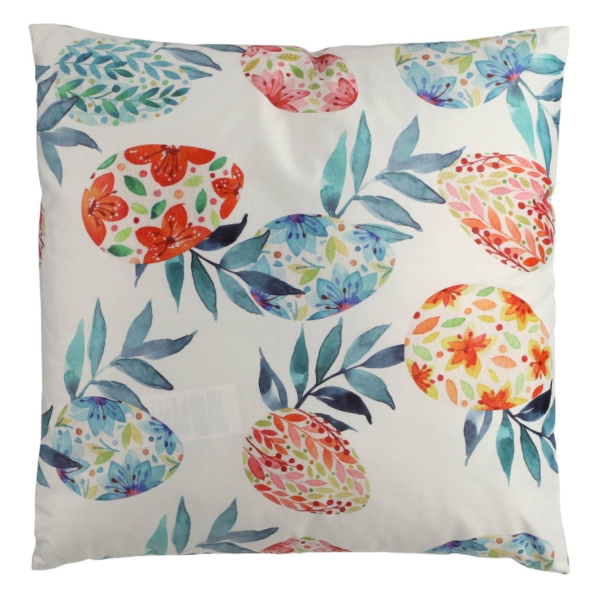 Eglo 420101 - Декоративна възглавница GEBENG 45x45 см синьо/червено