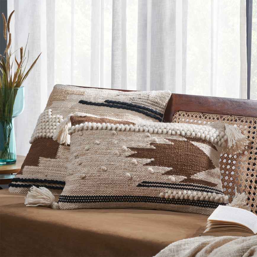 Eglo 420108 - Декоративна възглавница CHEVERY 45x45 cm бежова