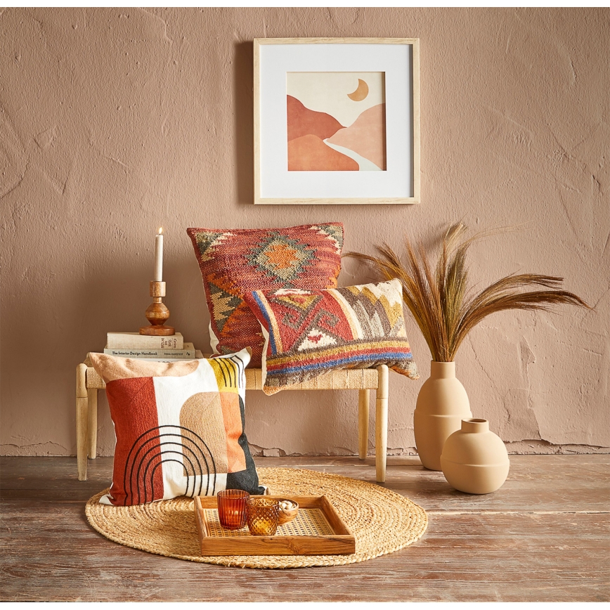 Eglo 420116 - Декоративна възглавница CHEVERY 50x50 см, кафява