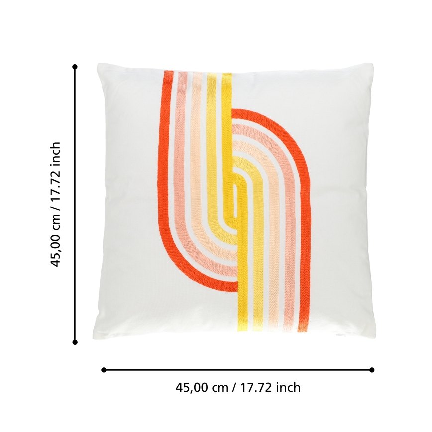 Eglo 420239 - Декоративна възглавница BERHALA 45x45 cm пъстроцветна
