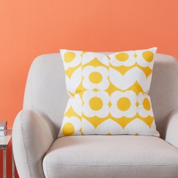 Eglo 420245 - Декоративна възглавница TSUNAN 45x45 см жълта
