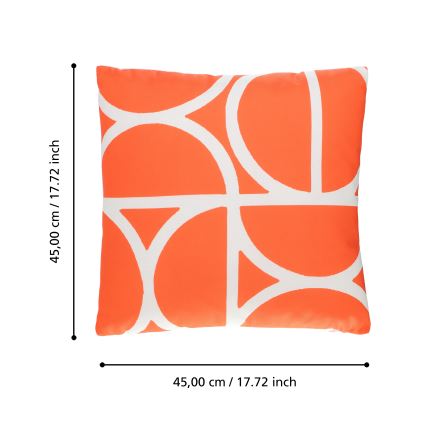 Eglo 420251 - Декоративна възглавница TSUNAN 45x45 см оранжева