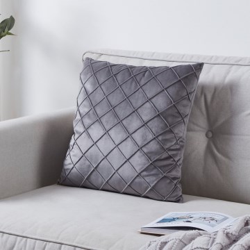 Eglo 420254 - Декоративна възглавница SHOURA 45x45 cm сива